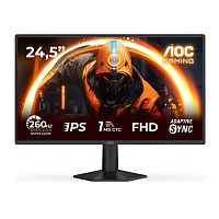картинка lcd aoc 24.5" 25g50z black {ips 1920x1080 260hz (oc, 240hz native) 0.3ms/1ms 300cd hdmi displayport external tilt vesa} от магазина Tovar-RF.ru