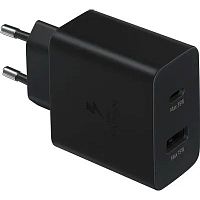 картинка сетевое зарядное устройство samsung adapter 35w black (1xusb-c, 1xusb-a) (ep-ta220nbegeu) от магазина Tovar-RF.ru