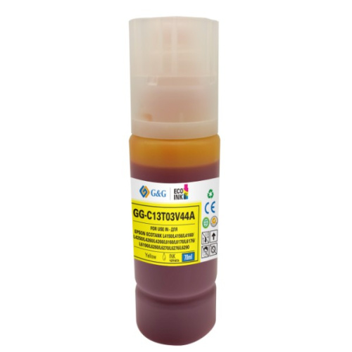 картинка чернила g&g gg-c13t03v44a 101y желтый70мл для epson l4150/l4160/l6160/l6170 магазин Tovar-RF.ru являющийся официальным дистрибьютором в России картинка чернила g&g gg-c13t03v44a 101y желтый70мл для epson l4150/l4160/l6160/l6170 от магазина Tovar-RF.ru