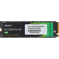 картинка apacer ssd m.2 256gb pcie gen3x4, r3500/w1200 mb/s, mtbf 1.8m, 3d nand, nvme ap256gas2280p4u-1 от магазина Tovar-RF.ru