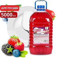 картинка Средство для мытья посуды CLEAN&GREEN CG8168 Greeny Light Лесные ягоды 5л от магазина Tovar-RF.ru