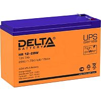 картинка delta hr 12-28w (7 а\ч, 12в) свинцово- кислотный  аккумулятор   от магазина Tovar-RF.ru