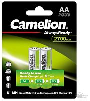 картинка Аккумуляторы CAMELION (15036) Always Ready AA-2700mAh Ni-Mh BL-2 от магазина Tovar-RF.ru