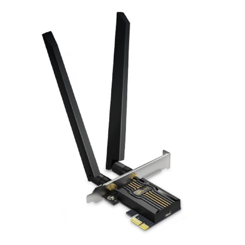 картинка tp-link archer tbe552e be9300 трехдиапазонный беспроводной pci express-адаптер wi-fi 7 с поддержкой bluetooth 5.4 магазин Tovar-RF.ru являющийся официальным дистрибьютором в России картинка tp-link archer tbe552e be9300 трехдиапазонный беспроводной pci express-адаптер wi-fi 7 с поддержкой bluetooth 5.4 от магазина Tovar-RF.ru