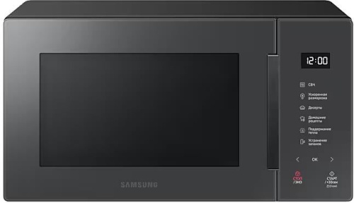 картинка микроволновая печь samsung ms-23t5018ac/bw антрацит магазин Tovar-RF.ru являющийся официальным дистрибьютором в России картинка микроволновая печь samsung ms-23t5018ac/bw антрацит от магазина Tovar-RF.ru