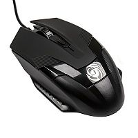 картинка мышь mgk-06u dialog gan-kata - игровая, 4 кнопки + ролик, usb, черная от магазина Tovar-RF.ru