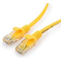 картинка cablexpert pp10-1m/y патч-корд медный utp cablexpert кат.5e, 1м, литой, многожильный (жёлтый) от магазина Tovar-RF.ru