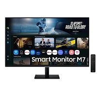 картинка lcd samsung 32" s32fm702ui черный {va led 3840x2160 60hz 4ms 300cd 3000:1 8bit 16:9 178/178 2xhdmi usb-c 3xusb 2x5w hdr10 wifi bluetooth smart vesa} от магазина Tovar-RF.ru