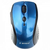 картинка gembird musw-425 {мышь беспроводная, синий, 2.4ггц, 5кн+колесо-мышка, 1000/1600/2400 dpi, оптический}  от магазина Tovar-RF.ru