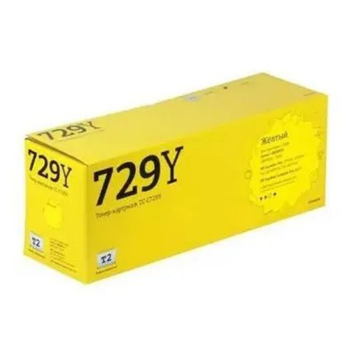 картинка t2 cartridge 729 картридж (tc-c729y) для canon i-sensys lbp7010c/hp lj pro cp1025 (1000 стр.) желтый, с чипом магазин Tovar-RF.ru являющийся официальным дистрибьютором в России картинка t2 cartridge 729 картридж (tc-c729y) для canon i-sensys lbp7010c/hp lj pro cp1025 (1000 стр.) желтый, с чипом от магазина Tovar-RF.ru