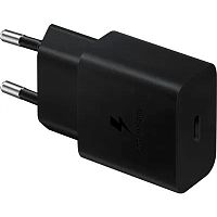 картинка сетевое зарядное устройство samsung ep-t1510n,  usb type-c,  2a,  черный [ep-t1510nbegeu] от магазина Tovar-RF.ru