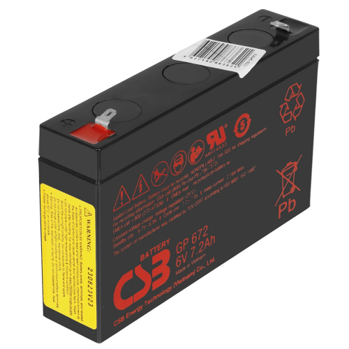картинка csb батарея gp672 (6v/7,2(7)ah) от магазина Tovar-RF.ru