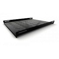 картинка hyperline tsh3l-650-ral9004 (tsh3l-650-ral9005) полка стационарная, глубина 650 мм, с боковым креплением, нагрузка до 20 кг, для шкафов серии ttb, ttr, ttc2, 485х650мм (шхг), цвет черный от магазина Tovar-RF.ru