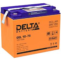 картинка delta gel 12-75 (75 а\ч, 12в) свинцово- кислотный аккумулятор   от магазина Tovar-RF.ru