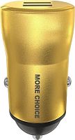 картинка азу more choice (4627151192161) ac31 азу 2usb 2.4a gold от магазина Tovar-RF.ru