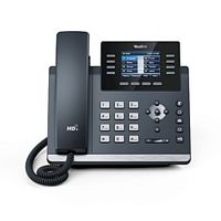 картинка yealink sip-t44w, 12 аккаунтов, 2 порта usb, wi-fi, цветной экран 2.8", blf, poe, gige, без бп, шт от магазина Tovar-RF.ru