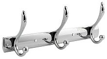 картинка Кронштейн настенный 3 крючка BRIMIX 563 Крючок для полотенца на планке 3шт - усиленный (3) от магазина Tovar-RF.ru