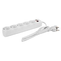 картинка cbr сетевой фильтр csf 2505-5.0 white cb, 5 евророзеток, длина кабеля 5 метров, цвет белый (коробка) от магазина Tovar-RF.ru