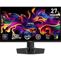 картинка msi mag 26.5" 271qp qd-oled x24 черный {qd oled 2650x1440 240hz 16:9 матовая has pivot 240cd 178/178 hdmi} от магазина Tovar-RF.ru
