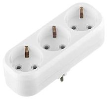 картинка Разветвитель SMARTBUY (SBE-16-A02-3z) 3 гнезда с заземлением плоский 16А 250B от магазина Tovar-RF.ru