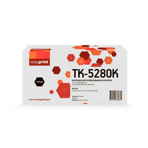 картинка тонер-картридж easyprint lk-5280k для kyocera ecosys p6235cdn/m6235cidn/m6635cidn (13000 стр.) черный, с чипом магазин Tovar-RF.ru являющийся официальным дистрибьютором в России картинка тонер-картридж easyprint lk-5280k для kyocera ecosys p6235cdn/m6235cidn/m6635cidn (13000 стр.) черный, с чипом от магазина Tovar-RF.ru
