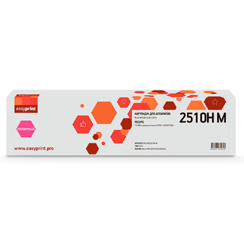 картинка тонер-картридж easyprint lr-imc2510h m для ricoh im c2010/c2510 (18000стр.) пурпурный, с чипом, 842563 магазин Tovar-RF.ru являющийся официальным дистрибьютором в России картинка тонер-картридж easyprint lr-imc2510h m для ricoh im c2010/c2510 (18000стр.) пурпурный, с чипом, 842563 от магазина Tovar-RF.ru