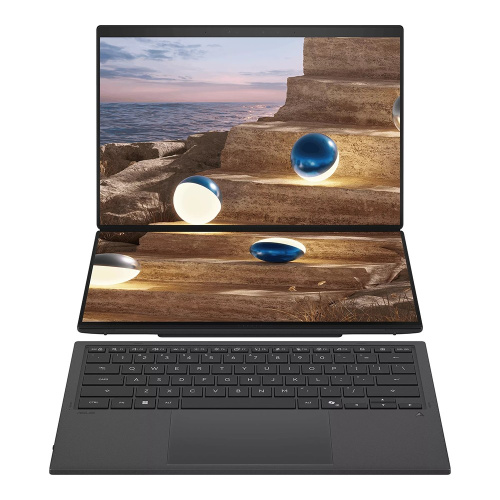 картинка asus zenbook duo ux8407aa-sn197x [90nb16v1-m00900] moher gray 14" {3k  oled touch  ultra x9 388h/lpddr5x 32gb 2tb/intel arc graphics /win11 pro/stylus+sleeve} от магазина Tovar-RF.ru
