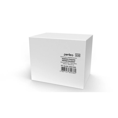 картинка Perfeo PF-GLA6-200/500 Бумага Perfeo глянцевая 500л, 10х15 200 г/м2 (G10) от магазина Tovar-RF.ru