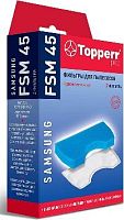 картинка фильтр topperr fsm 45 комплект фильтров (губчатый фильтр+ сетчатый фильтр ) для пылесосов samsung от магазина Tovar-RF.ru