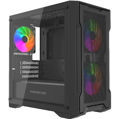 картинка Powercase Корпус Mistral Micro X3B ARGB, Tempered Glass, 3x 120mm ARGB PWM Fan, чёрный, mATX (CMMXB-A3) магазин Tovar-RF.ru являющийся официальным дистрибьютором в России картинка Powercase Корпус Mistral Micro X3B ARGB, Tempered Glass, 3x 120mm ARGB PWM Fan, чёрный, mATX (CMMXB-A3) от магазина Tovar-RF.ru