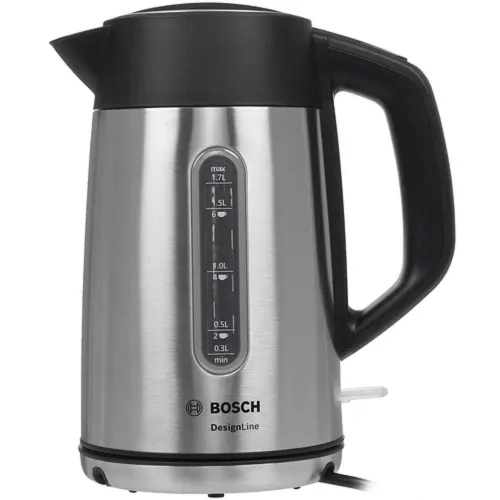 картинка электрочайник bosch twk4p440 нержавеющая сталь/черный от магазина Tovar-RF.ru