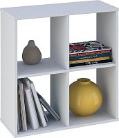 картинка Стеллаж POLINI Стеллаж Polini Home Smart Кубический 4 секции, белый (1кор) от магазина Tovar-RF.ru