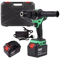 картинка Дрель-шуруповерт ZITREK Green Impact 18V (18В, Li-ion 2x6.0Ач) 063-4046 от магазина Tovar-RF.ru