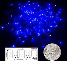 картинки светодиодная гирлянда ecola n5yb03elc led гирлянда 220v ip44 бахрома наращиваемая (базовая секция) 3x(0.2-0.5)м 150led синий blue, 8 режимов, прозр.провод с вилкой синий от магазина Tovar-RF.ru