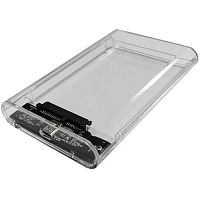 картинка agestar 3ub2p6c внешний корпус для hdd/ssd sata iii пластик прозрачный 2.5" от магазина Tovar-RF.ru