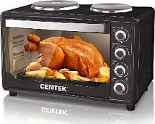 картинка электрическая печь centek ct-1530-36 plate black от магазина Tovar-RF.ru