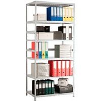 картинка Стеллаж MS 185/100х30/4 (Размеры внешние (ВхШхГ) 1850х1000х300 мм, 4 полки, с единой стойкой) [S24199153402] от магазина Tovar-RF.ru