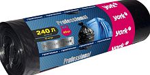картинка Мешки для мусора YORK строительный экстрапрочный 60 мкм YORK 240 л. (10 шт) 090070 от магазина Tovar-RF.ru