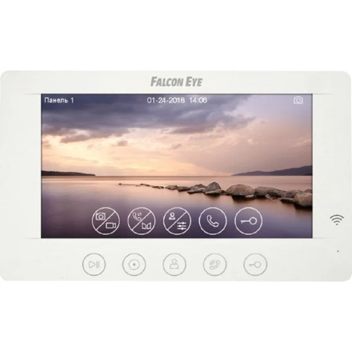 картинка Falcon Eye Cosmo HD 00-00182798 Wi-Fi Видеодомофон: дисплей 7" TFT; механические кнопки; подключение до 2-х вызывных панелей; OSD меню; интерком до 4 мониторов; питание AC 220В (встроенный БП) магазин Tovar-RF.ru являющийся официальным дистрибьютором в России картинка Falcon Eye Cosmo HD 00-00182798 Wi-Fi Видеодомофон: дисплей 7" TFT; механические кнопки; подключение до 2-х вызывных панелей; OSD меню; интерком до 4 мониторов; питание AC 220В (встроенный БП) от магазина Tovar-RF.ru