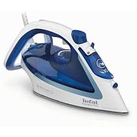 картинка tefal fv5715e0 утюг, 2400вт, 195г, белый/синий от магазина Tovar-RF.ru