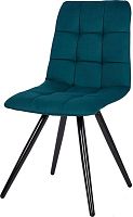 картинка Стул обеденный POLINI Home Berlin SM, темно-бирюзовый - черный (2 кор.) от магазина Tovar-RF.ru