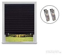 картинка Самоклеящиеся шторы-плиссе РЫЖИЙ КОТ Самоклеящиеся шторы-плиссе Skandi, размер 60х180см, цвет черный 105046 от магазина Tovar-RF.ru