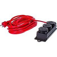 картинка powercube удлинитель в бухте (pc-3g-3b-10(ip)) 10м, ip44, 3 розетки с/з,16а от магазина Tovar-RF.ru