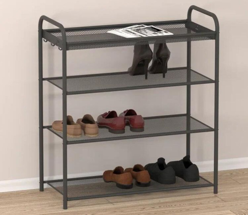 картинка Подставка для обуви ЗМИ Подставка для обуви "Верона 24" (VERONA 24 shoe rack) графит ПДОВ24 Гр от магазина Tovar-RF.ru