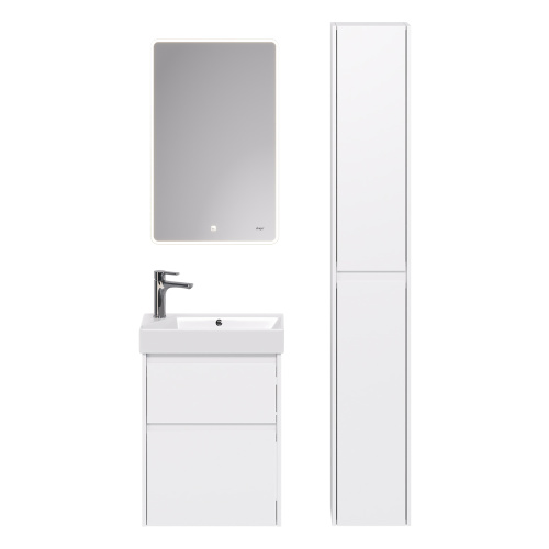 картинка Тумба SLIM, 55 см, подвесная/напольная, 2 ящика, белый глянец магазин Tovar-RF.ru являющийся официальным дистрибьютором в России фото 9 картинка Тумба SLIM, 55 см, подвесная/напольная, 2 ящика, белый глянец от магазина Tovar-RF.ru фото 9