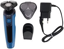 картинка philips электробритва s5466/17, синий и черный от магазина Tovar-RF.ru