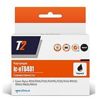 картинка t2 c13t048140 (ic-et0481) картридж  для  epson stylus photo r200/r300/rx500/rx600, черный, с чипом от магазина Tovar-RF.ru