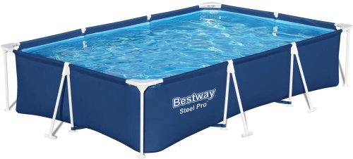 картинка бассейн bestway бассейн каркасный прямоугольный 300х201х66 см, 3300л., 56404от магазина Tovar-RF.ru