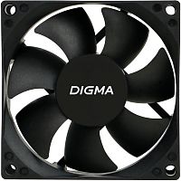 картинка вентилятор digma dfan-80 80мм черный 3-pin 4-pin (molex)  ret от магазина Tovar-RF.ru