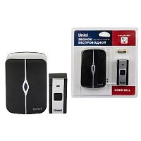 картинка Дверной звонок UNIEL (UL-00006438) UDB-093W-R1T1-36S-BL/WH от магазина Tovar-RF.ru
